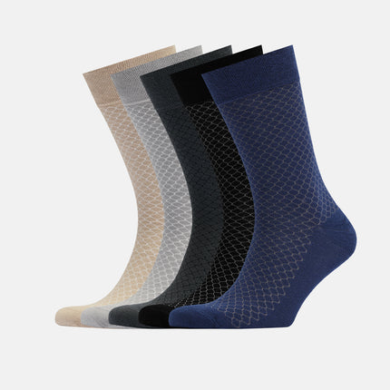 Collection image for: Mens Bamboo Assorted Honeycomb • Crew Length Socks