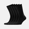 Men's Bamboo Solid Crew Length Socks