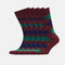 Men's Bamboo Argyle Crew Length Socks