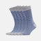 Men's Bamboo Striped Crew Length Socks