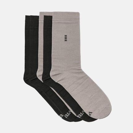 VRDSOCKS® Men's Bamboo Dress Socks • Assorted All Plain Design • Mix Pack of 5 Pairs bamboo socks for men calf socks for men crew socks for men men's bamboo dress socks men's calf socks men's dress socks men's mid-calf socks men's socks mens bamboo socks socks for men vrd socks