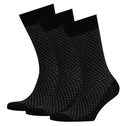 VRDSOCKS® Men's Bamboo Dress Socks • Honeycomb Pack of 1/3/5 Pairs • Black bamboo socks for men calf socks for men crew socks for men men's bamboo dress socks men's calf socks men's dress socks men's mid-calf socks men's socks mens bamboo socks socks for men vrd socks