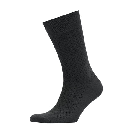 VRDSOCKS® Men's Bamboo Dress Socks • Honeycomb Pack of 1/3/5 Pairs • Dark Grey bamboo socks for men calf socks for men crew socks for men men's bamboo dress socks men's calf socks men's dress socks men's mid-calf socks men's socks mens bamboo socks socks for men vrd socks