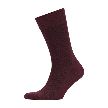 VRDSOCKS® Men's Bamboo Dress Socks • Honeycomb Pack of 1/3/5 Pairs • Burgundy bamboo socks for men calf socks for men crew socks for men men's bamboo dress socks men's calf socks men's dress socks men's mid-calf socks men's socks mens bamboo socks socks for men vrd socks