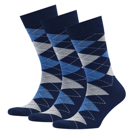 VRDSOCKS® Men's Bamboo Dress Socks • Argyle Pack of 1/3/5 Pairs • Blue Navy bamboo socks for men calf socks for men crew socks for men men's bamboo dress socks men's calf socks men's dress socks men's mid-calf socks men's socks mens bamboo socks socks for men vrd socks