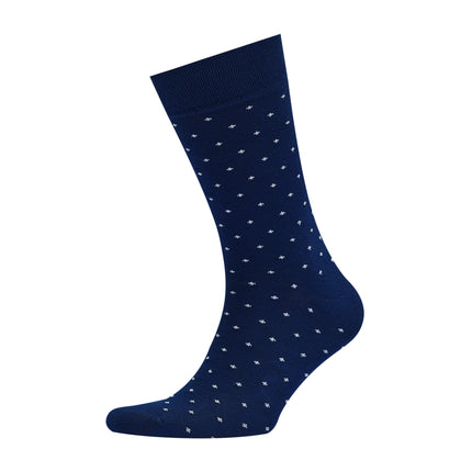 VRDSOCKS® Men's Bamboo Dress Socks • Dotted Pack of 1/3/5 Pairs • Blue Navy bamboo socks for men calf socks for men crew socks for men men's bamboo dress socks men's calf socks men's dress socks men's mid-calf socks men's socks mens bamboo socks socks for men vrd socks