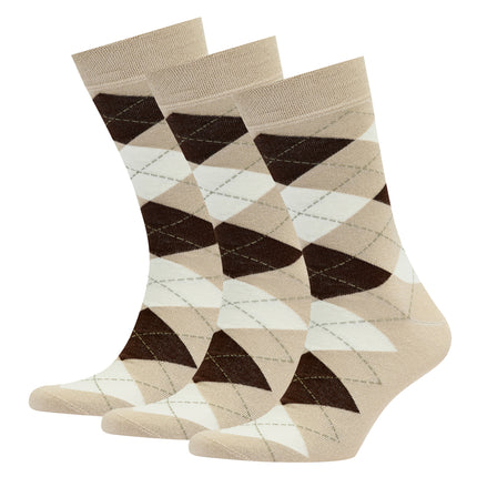 VRDSOCKS® Men's Bamboo Dress Socks • Argyle Pack of 1/3/5 Pairs • Camel Khaki bamboo socks for men calf socks for men crew socks for men men's bamboo dress socks men's calf socks men's dress socks men's mid-calf socks men's socks mens bamboo socks socks for men vrd socks