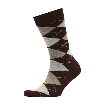 VRDSOCKS® Men's Bamboo Dress Socks • Argyle Pack of 1/3/5 Pairs • Dark Brown bamboo socks for men calf socks for men crew socks for men men's bamboo dress socks men's calf socks men's dress socks men's mid-calf socks men's socks mens bamboo socks socks for men vrd socks