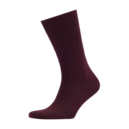 VRDSOCKS® Men's Bamboo Dress Socks • Dotted Pack of 1/3/5 Pairs • Burgundy bamboo socks for men calf socks for men crew socks for men men's bamboo dress socks men's calf socks men's dress socks men's mid-calf socks men's socks mens bamboo socks socks for men vrd socks