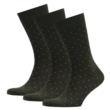 VRDSOCKS® Men's Bamboo Dress Socks • Dotted Pack of 1/3/5 Pairs • Green Khaki bamboo socks for men calf socks for men crew socks for men men's bamboo dress socks men's calf socks men's dress socks men's mid-calf socks men's socks mens bamboo socks socks for men vrd socks