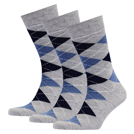 VRDSOCKS® Men's Bamboo Dress Socks • Argyle Pack of 1/3/5 Pairs • Pacific Grey bamboo socks for men calf socks for men crew socks for men men's bamboo dress socks men's calf socks men's dress socks men's mid-calf socks men's socks mens bamboo socks socks for men vrd socks