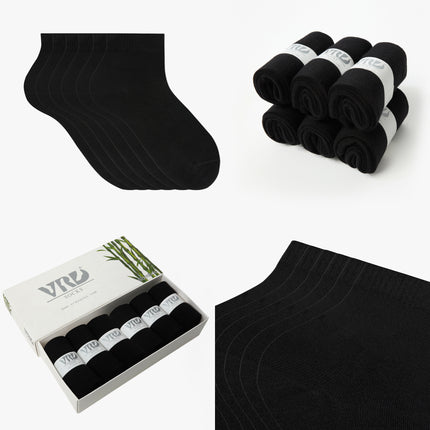 VRDSOCKS® Women's Bamboo Dress Socks | Low-Cut Ankle Length | 6 Pack socks for women vrd socks women women athletic socks women bamboo socks work out socks for women