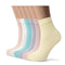 VRDSOCKS® Womens Bamboo Dress Socks | Quarter Crew Length | 6 Pack 6 Pack Multicolor socks for women vrd socks women women athletic socks women bamboo socks work out socks for women