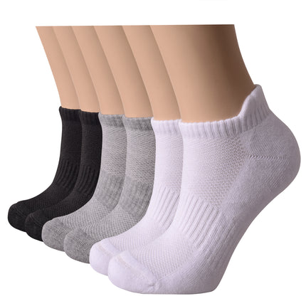 VRDSOCKS® Women's Bamboo Running Socks | Low-cut Ankle Length | 6 Pack 6 Pack 2black 2white 2grey socks for women vrd socks women women athletic socks women bamboo socks work out socks for women