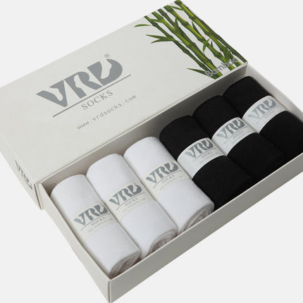 VRDSOCKS® Women's Bamboo Dress Socks | Low-Cut Ankle Length | 6 Pack socks for women vrd socks women women athletic socks women bamboo socks work out socks for women