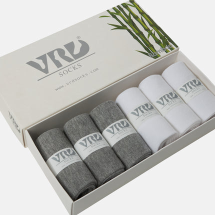 VRDSOCKS® Women's Bamboo Dress Socks | Low-Cut Ankle Length | 6 Pack socks for women vrd socks women women athletic socks women bamboo socks work out socks for women