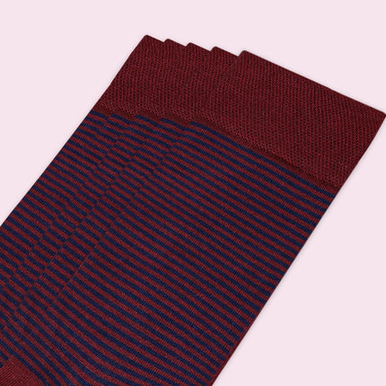 VRDSOCKS® Men's Bamboo Dress Socks • Striped Pack of 1/3/5 Pairs • Burgundy bamboo socks for men calf socks for men crew socks for men men's bamboo dress socks men's calf socks men's dress socks men's mid-calf socks men's socks mens bamboo socks socks for men vrd socks