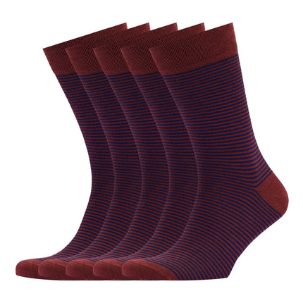VRDSOCKS® Men's Bamboo Dress Socks • Striped Pack of 1/3/5 Pairs • Burgundy bamboo socks for men calf socks for men crew socks for men men's bamboo dress socks men's calf socks men's dress socks men's mid-calf socks men's socks mens bamboo socks socks for men vrd socks