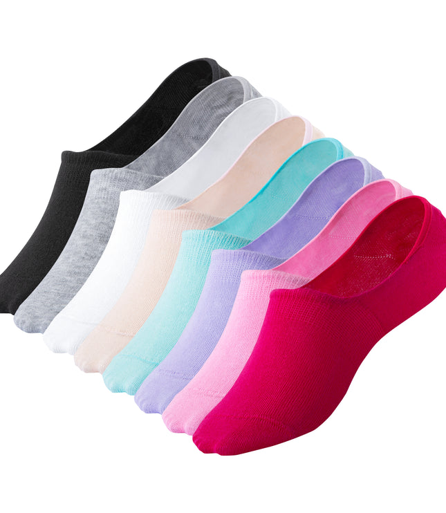 VRDSOCKS® Women Bamboo No Show Socks Ultra Low-Cut, No-Show Length 8-Pack socks for women vrd socks women women athletic socks women bamboo socks work out socks for women