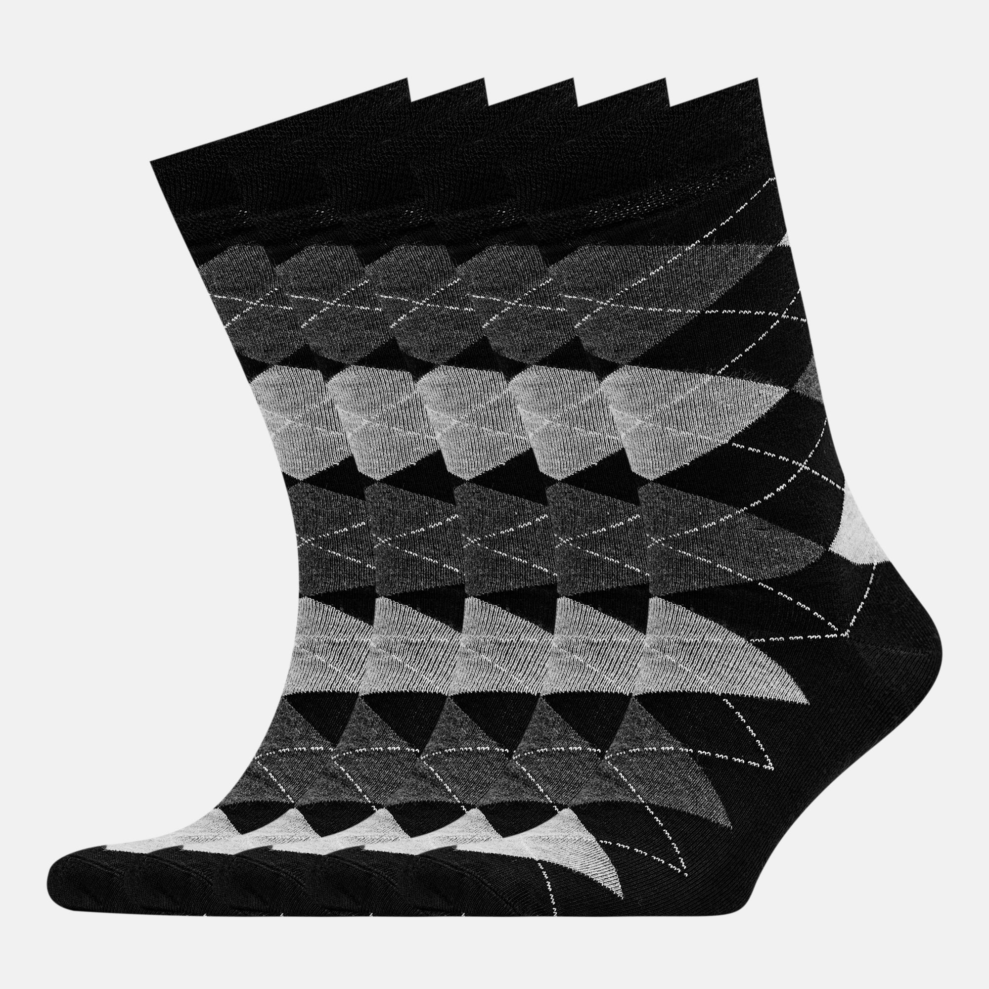 Men's Bamboo Dress Socks Argyle Design Pack of 1/3/5 Pairs Black, 8-13 / 5-Pairs / Black Men's Bamboo Dress Socks Argyle Design Pack of 1/3/5 Pairs Black, 8-13 / 5-Pairs / Black