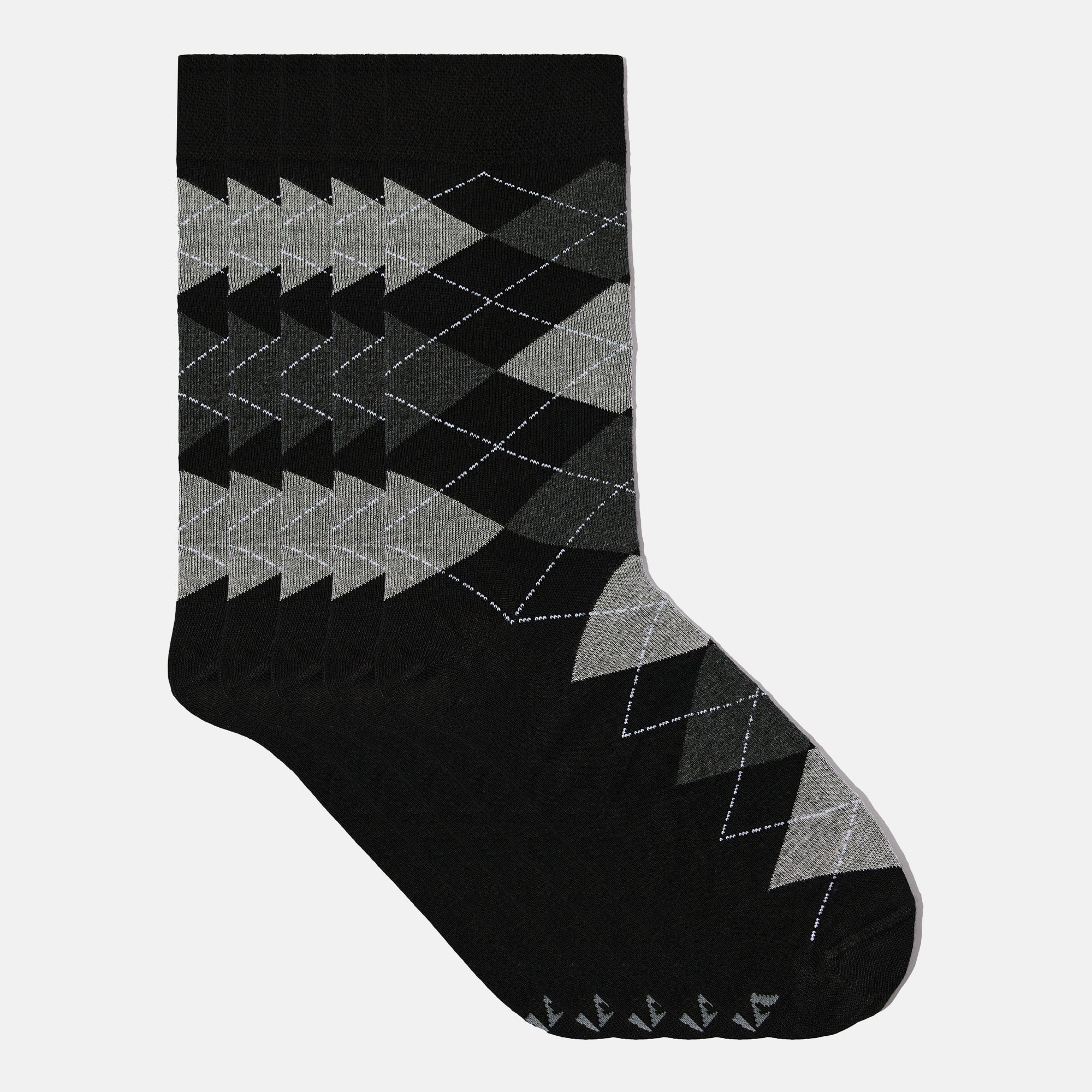 Men's Bamboo Dress Socks Argyle Design Pack of 1/3/5 Pairs Black, 8-13 / 5-Pairs / Black Men's Bamboo Dress Socks Argyle Design Pack of 1/3/5 Pairs Black, 8-13 / 5-Pairs / Black