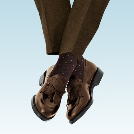 VRDSOCKS® Men’s Bamboo Dress Socks - Dotted Design, 1/3/5 Pairs bamboo socks for men calf socks for men crew socks for men men men's bamboo dress socks men's calf socks men's dress socks men's mid-calf socks men's socks mens bamboo socks socks for men vrd socks