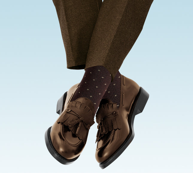 VRDSOCKS® Men’s Bamboo Dress Socks - Dotted Design, 1/3/5 Pairs bamboo socks for men calf socks for men crew socks for men men men's bamboo dress socks men's calf socks men's dress socks men's mid-calf socks men's socks mens bamboo socks socks for men vrd socks