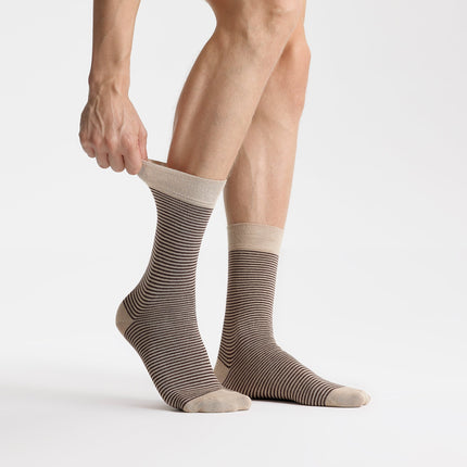men's beige dress socks The Black Tux Solid Tan Dress Sock In Beige/Brown