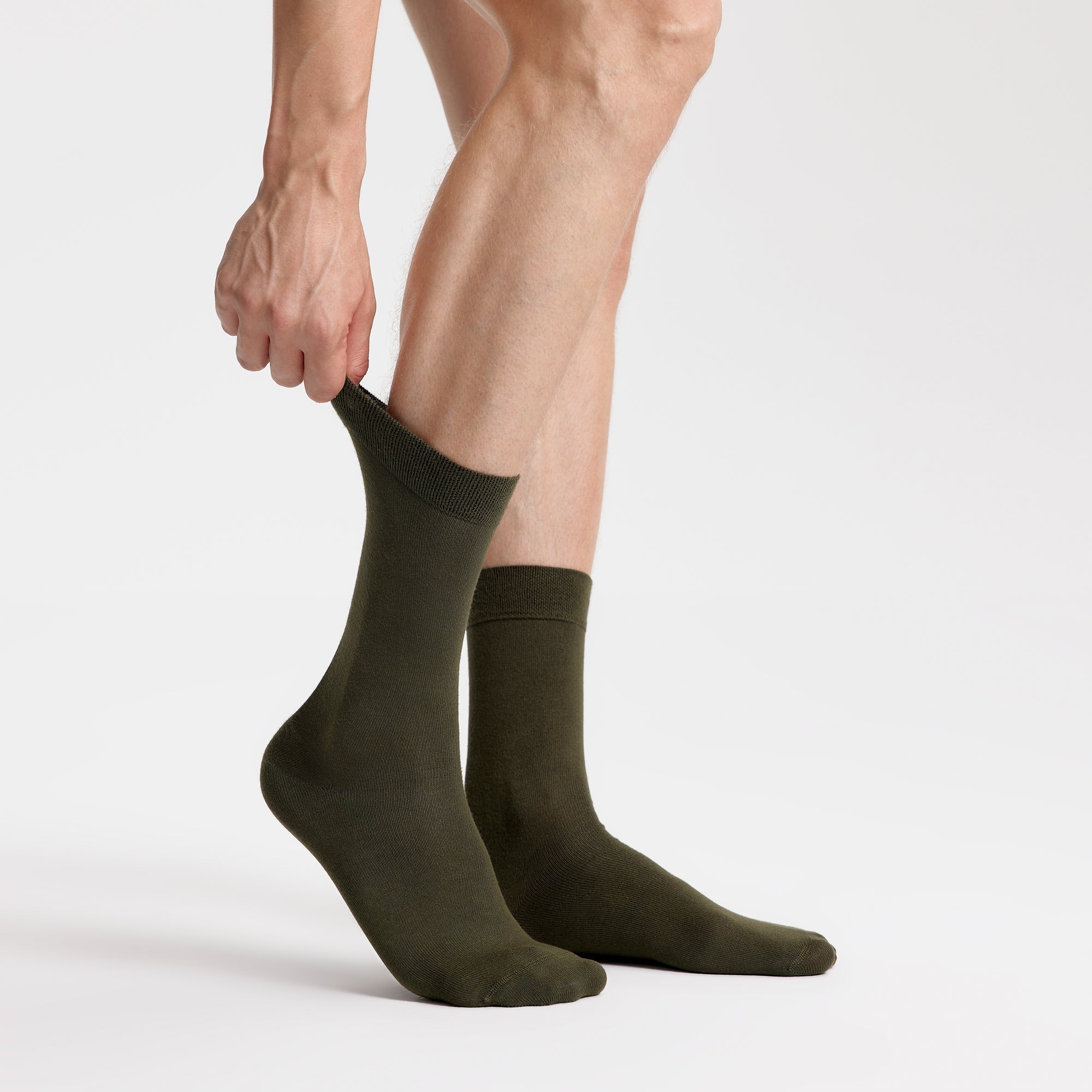 Men's Bamboo Dress Socks Solid Pack of 1/3/5 Pairs Green Khaki Men's Bamboo Dress Socks Solid Pack of 1/3/5 Pairs Green Khaki