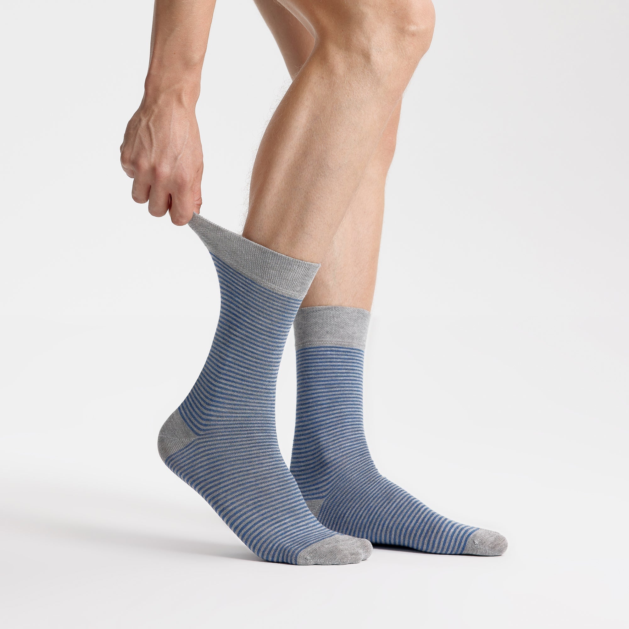 Shop Men's Bamboo Crew Dress Socks - Striped & Stylish, 8-13 / 5-Pairs / Pacific Grey Shop Men's Bamboo Crew Dress Socks - Striped & Stylish, 8-13 / 5-Pairs / Pacific Grey