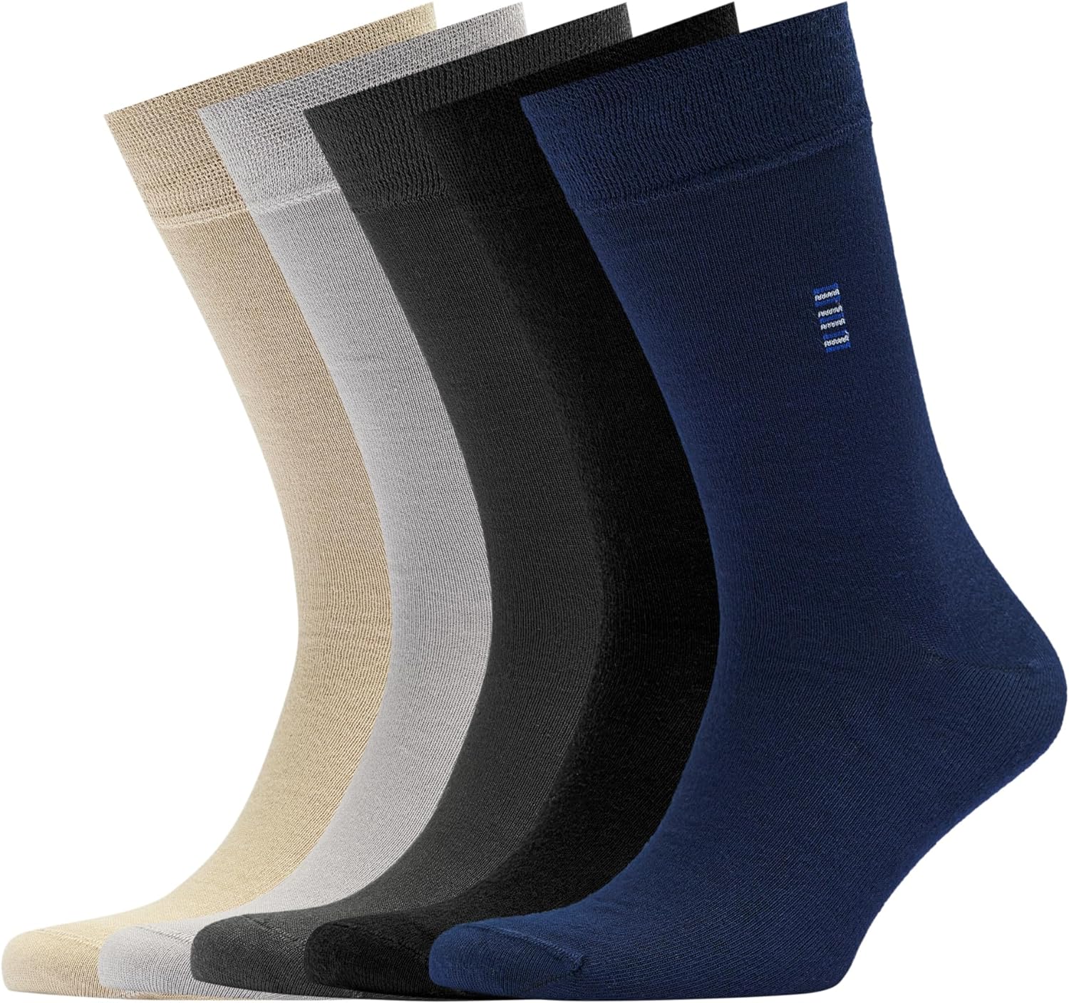 Assorted Plain 1 Bamboo Socks | Men's 5-Pack Dress Socks Assorted Plain 1 Bamboo Socks | Men's 5-Pack Dress Socks